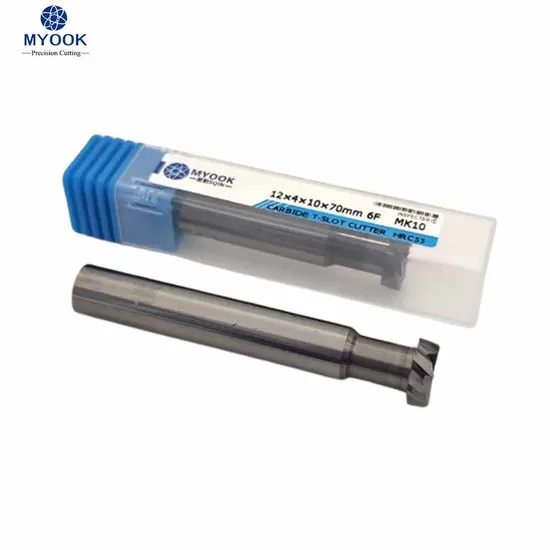 Solid Carbide Cutting Tool T-Slot Milling Cutter T Shape End Mill Customized Milling Tool
